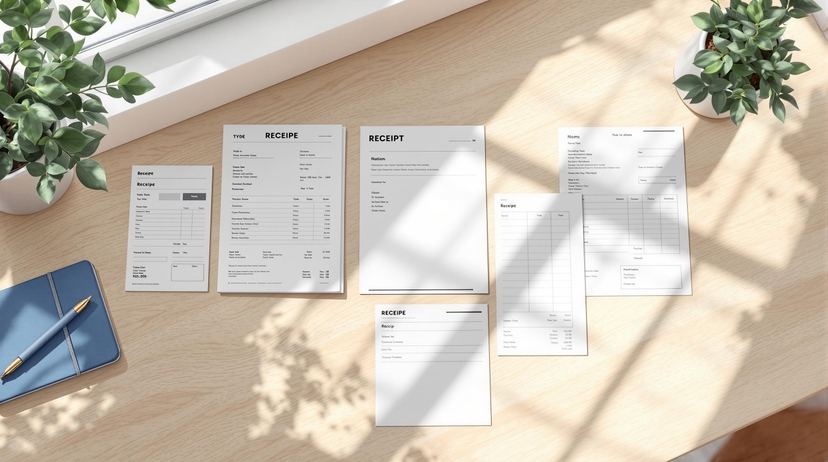 10 Essential Receipt Templates for Small Business Owners